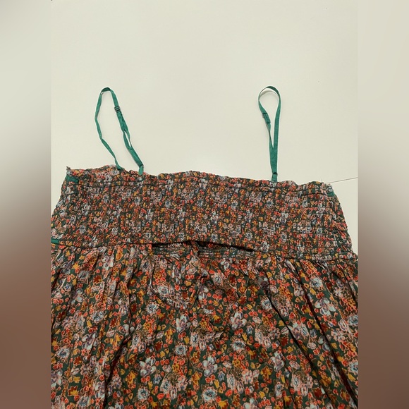 NWT FREE PEOPLE Molly Joe Floral Sundress In Forest Combo , Sz M - Picture 15 of 16